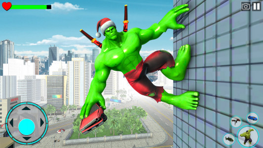 اسکرین شات برنامه Incredible Green Superhero Sim 3