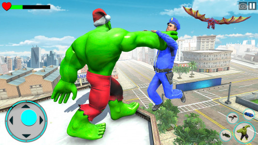 اسکرین شات برنامه Incredible Green Superhero Sim 4