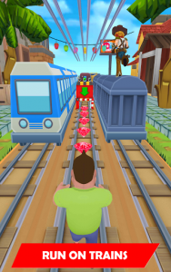 اسکرین شات بازی Subway Train Surf : Running Games! 5