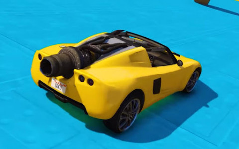 اسکرین شات بازی Superhero Car Racing Stunts Limits 3