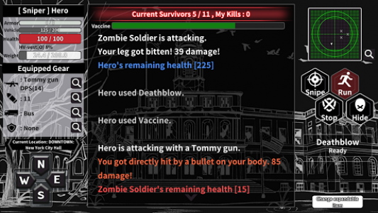 اسکرین شات بازی City Survival : Text Battle Royale 5