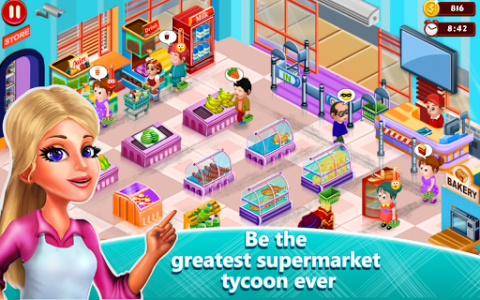 اسکرین شات بازی Supermarket Tycoon Mania 1