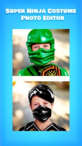 اسکرین شات برنامه Super Ninja Costume - Construction Toys Camera 2