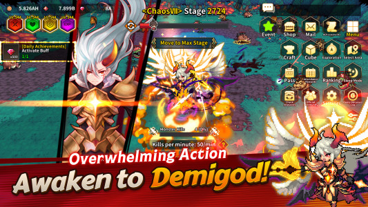 اسکرین شات 4 بازی Demigod Idle: Rise of a legend