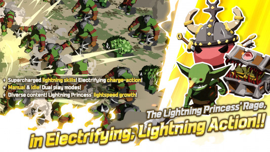 اسکرین شات بازی Lightning Princess: Idle RPG 2