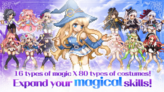 اسکرین شات بازی Magical Girl: Idle Pixel Hero 2