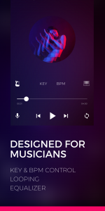 اسکرین شات برنامه Backtrackit: Musicians Player 3