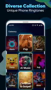 اسکرین شات 2 برنامه Phone Ringtones For Android
