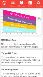 اسکرین شات برنامه Heart Rate Monitor 5