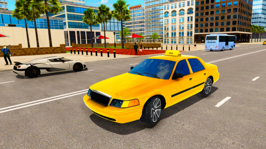 اسکرین شات بازی Real Taxi Driving : Grand City 5