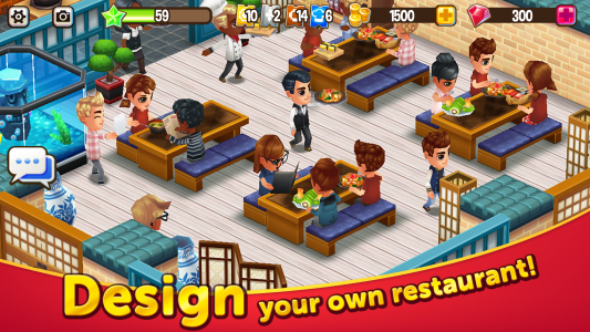 اسکرین شات بازی Food Street - Restaurant Game 1