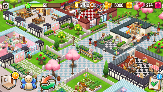 اسکرین شات 6 بازی Food Street - Restaurant Game