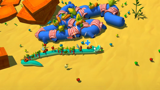 اسکرین شات 2 بازی Snake Rivals - Fun Snake Game
