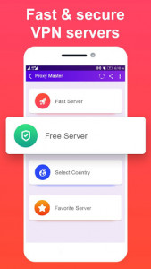 اسکرین شات برنامه Super Vpn Proxy Master : Fast Vpn Server 3