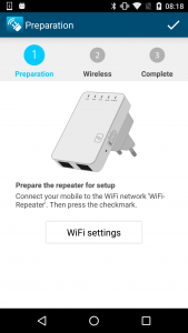 اسکرین شات برنامه Maginon Wifi-Repeater 1