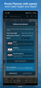 اسکرین شات 5 برنامه Water Map Live - Routes, AIS