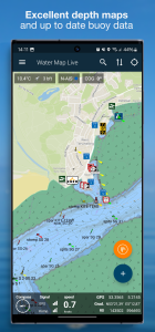 اسکرین شات 6 برنامه Water Map Live - Routes, AIS