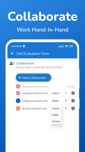 اسکرین شات 5 برنامه SurveyHeart: Form, Poll & Quiz