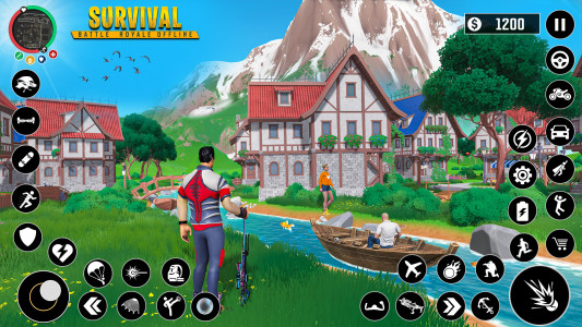 اسکرین شات بازی Survival Battle Royale Offline 5