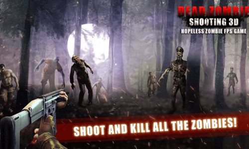 اسکرین شات برنامه Dead Zombie Shooting 3D : Hopeless Zombie Fps Game 4