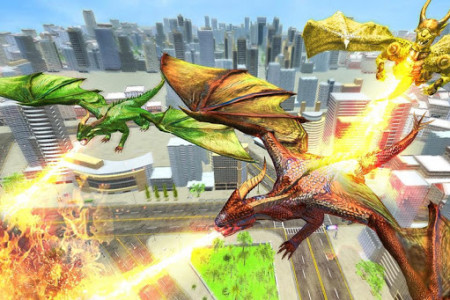 اسکرین شات برنامه Ultimate Dragon Robot Transform Battle War Game 6