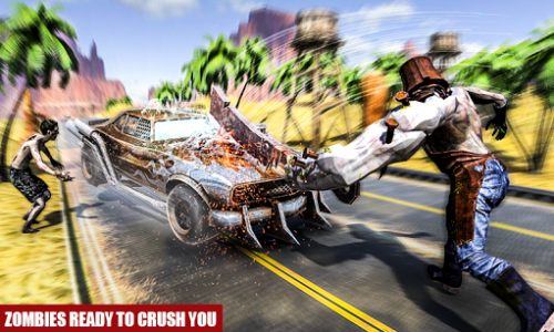 اسکرین شات برنامه Zombie Car Highway Smasher Simulator 2020 5
