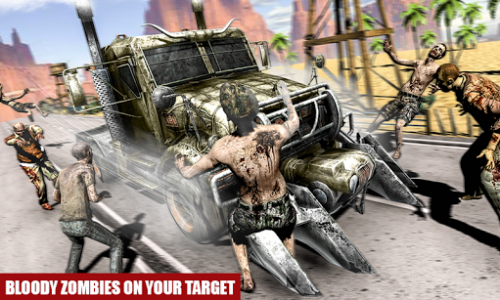 اسکرین شات برنامه Zombie Car Highway Smasher Simulator 2020 4