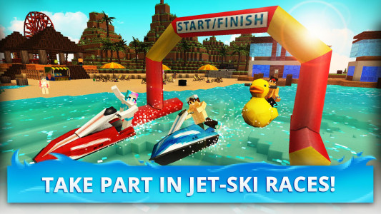 اسکرین شات بازی Jet Ski Craft: Crafting, Stunts & Jetski Games 3D 4