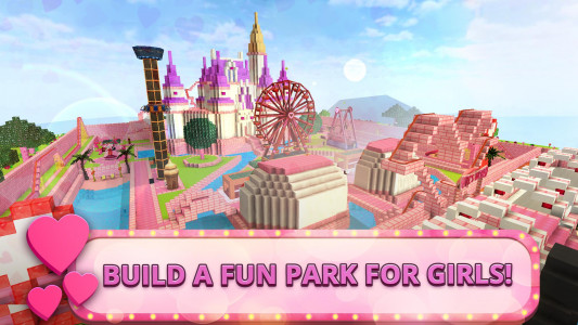 اسکرین شات بازی Girls Theme Park Craft: Water Slide Fun Park Games 1
