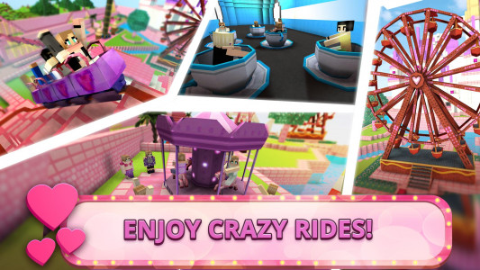 اسکرین شات بازی Girls Theme Park Craft: Water Slide Fun Park Games 2