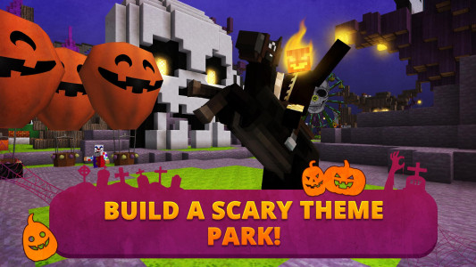 اسکرین شات بازی Scary Theme Park Craft: Spooky Horror Zombie Games 1