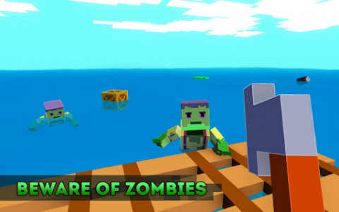 اسکرین شات بازی Zombie Raft 3D 1