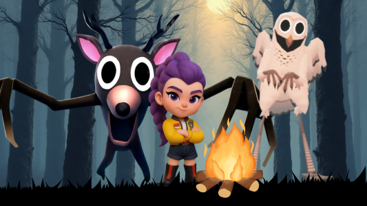 اسکرین شات 1 بازی Night Survive in Haunt Forest