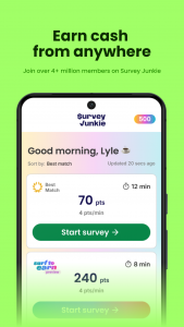 اسکرین شات برنامه Survey Junkie 1