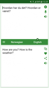 اسکرین شات برنامه Norwegian - English Translator 2
