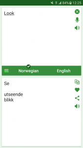 اسکرین شات برنامه Norwegian - English Translator 3