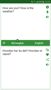 اسکرین شات برنامه Norwegian - English Translator 1