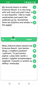 اسکرین شات برنامه Polish - English Translator 2