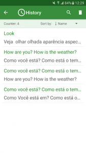 اسکرین شات برنامه Portuguese - English Translato 4
