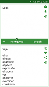 اسکرین شات برنامه Portuguese - English Translato 3