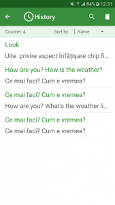 اسکرین شات برنامه Romanian - English Translator 4
