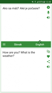 اسکرین شات برنامه Slovak - English Translator 2