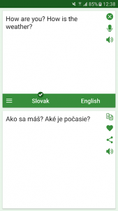 اسکرین شات برنامه Slovak - English Translator 1