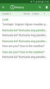اسکرین شات برنامه Filipino - English Translator 4