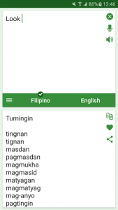 اسکرین شات برنامه Filipino - English Translator 3