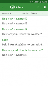اسکرین شات برنامه Turkish - English Translator 4