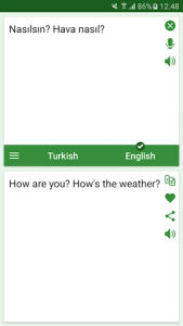 اسکرین شات برنامه Turkish - English Translator 2