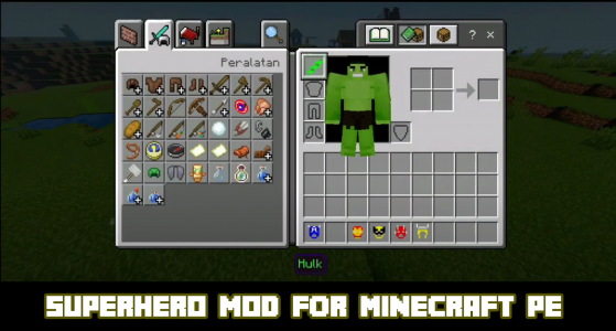 اسکرین شات برنامه Superheroes Mod for Minecraft 4