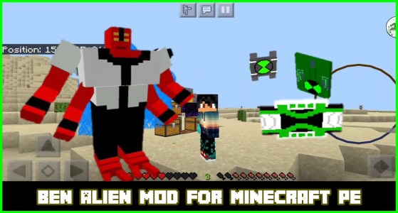 اسکرین شات برنامه Cool Ben Alien Mod for MCPE 2