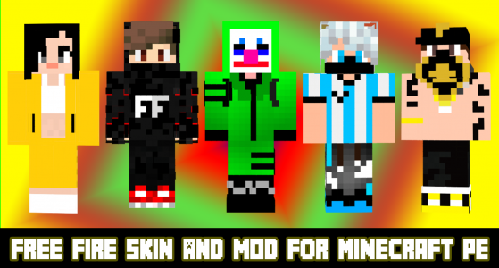 اسکرین شات برنامه Skin F Fire For Minecraft 1